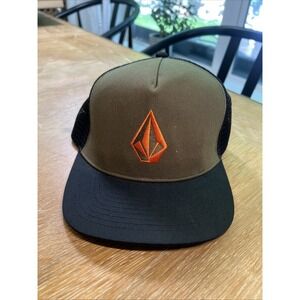 Volcom - Full Stone Cap Black Trucker Hat Snapback OSFA